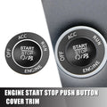 Engine Start Stop Push Start Button Cover Kit for Dodge Charger Challenger (2015–2023)