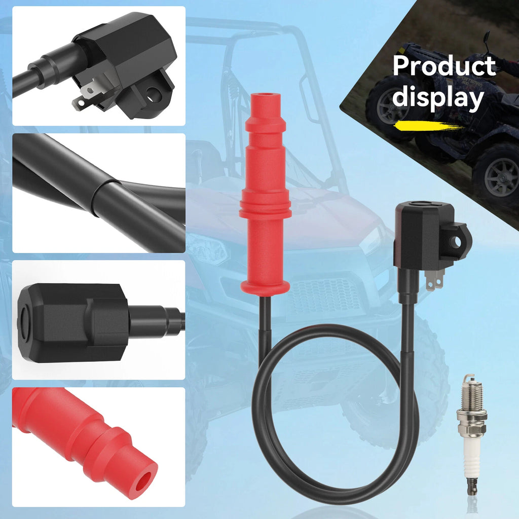 Ignition Coil & Spark Plug for Polaris Ranger 400 500 (2006–2010)