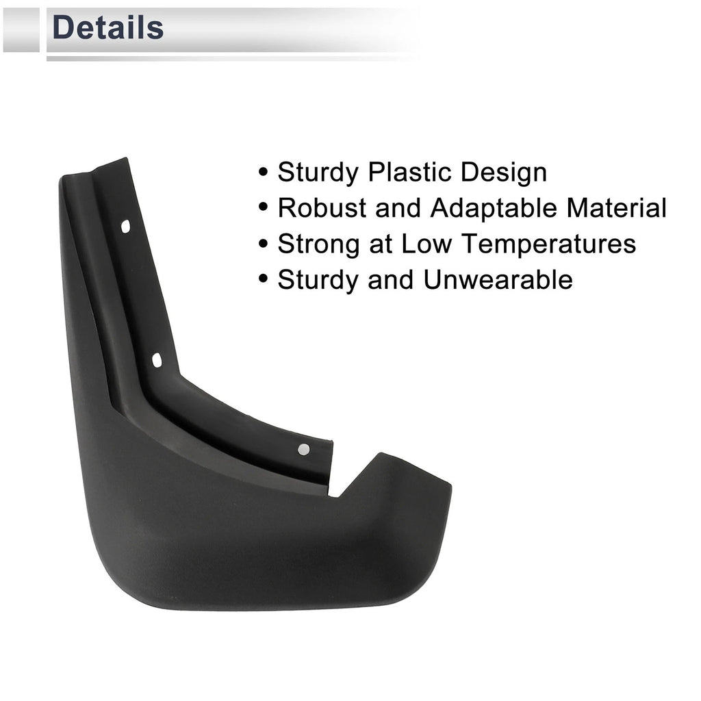 Set of 2 Mud Flaps Splash Guards for Volvo S60 (2012–2019)