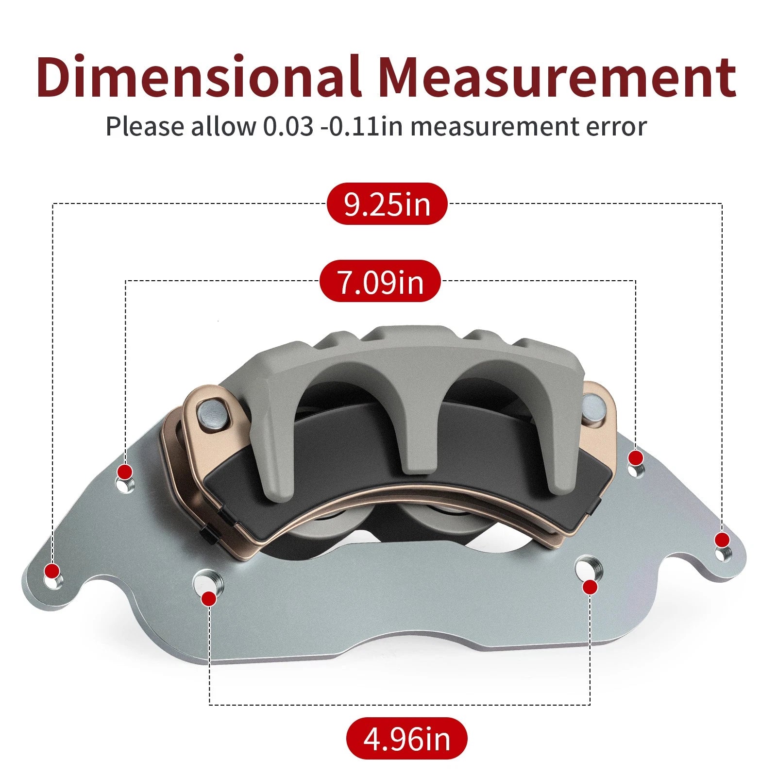 Front Left Brake Caliper w/ Pads for Polaris RZR PRO XP 4 (2020–2023)