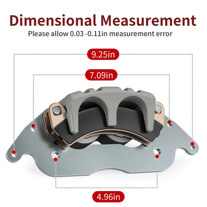 Front Left Brake Caliper w/ Pads for Polaris RZR PRO XP 4 (2020–2023)