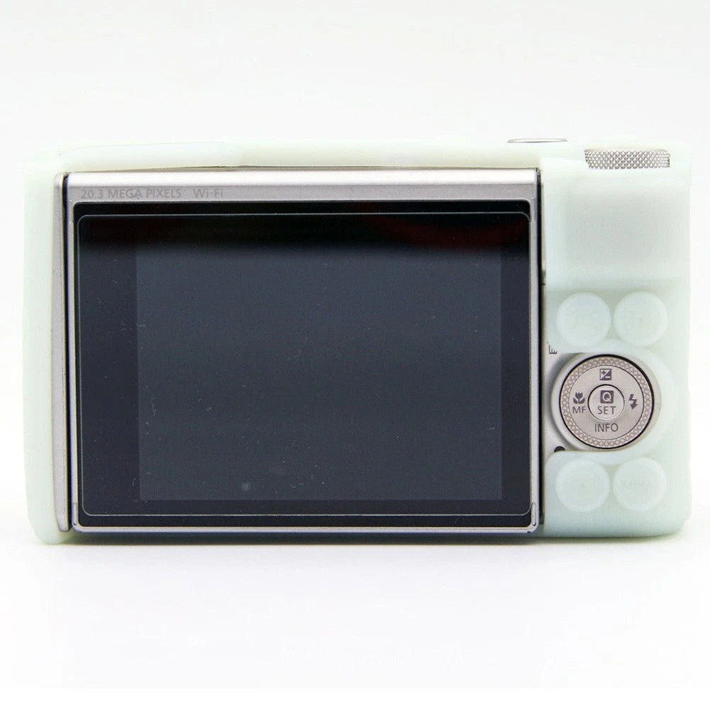 Silicone Cover with 2 Tempered Glass Protectors for Canon SX740