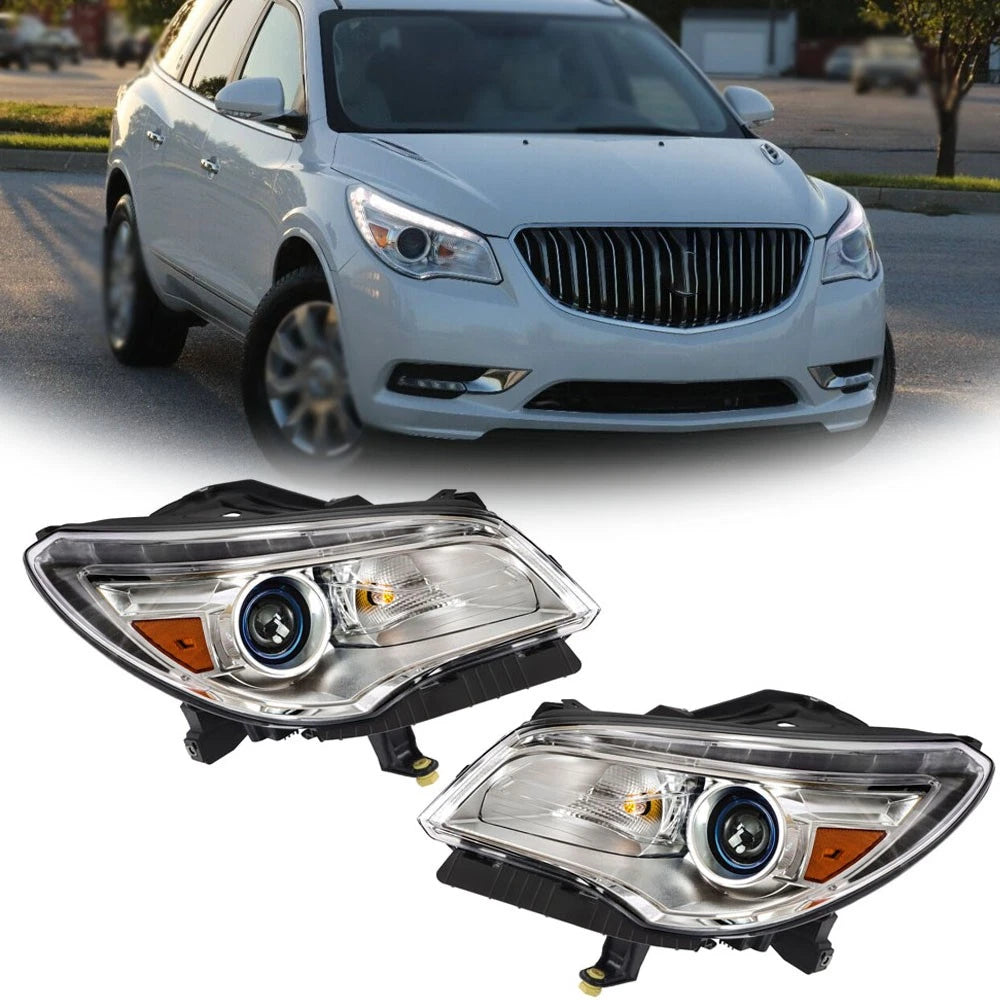 HID Headlight Set with LED DRL for Buick Enclave (2013–2017)