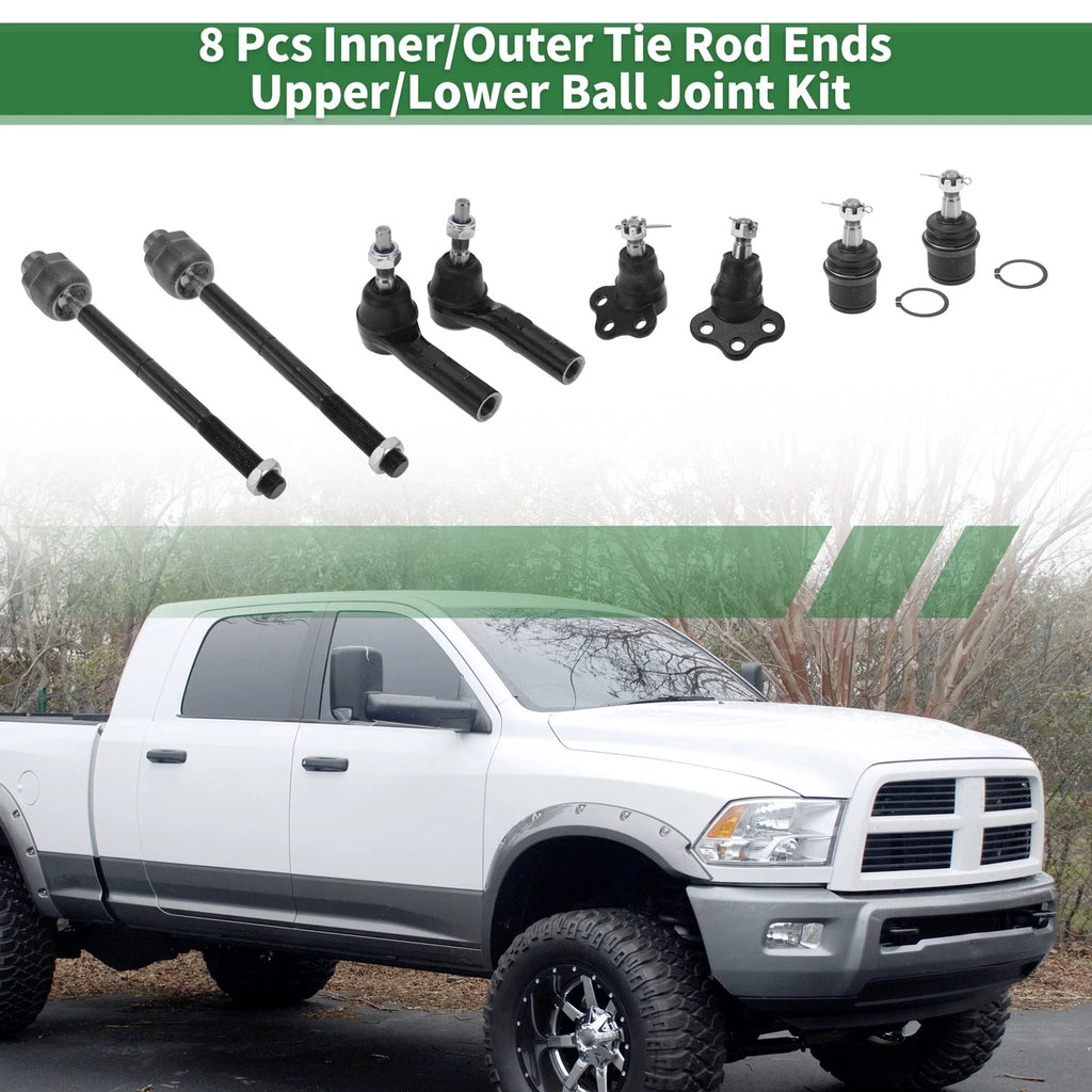 Tie Rod Ends and Ball Joint Kit for Dodge Dakota (2000–2011)
