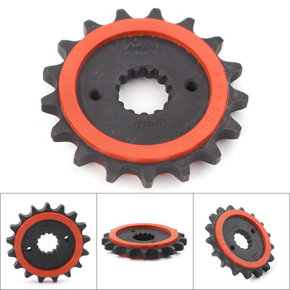 17T Rubber Cushioned Front Sprocket for Suzuki GSXR1300 (1999–2007)
