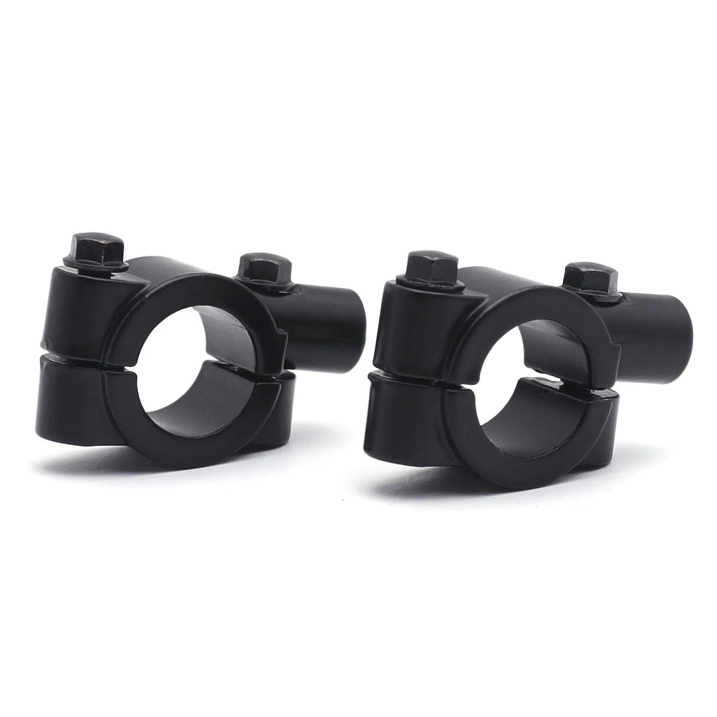 1" 25mm Motorcycle Handlebar Mirror Thread Mount Holder Clamp Adaptor
