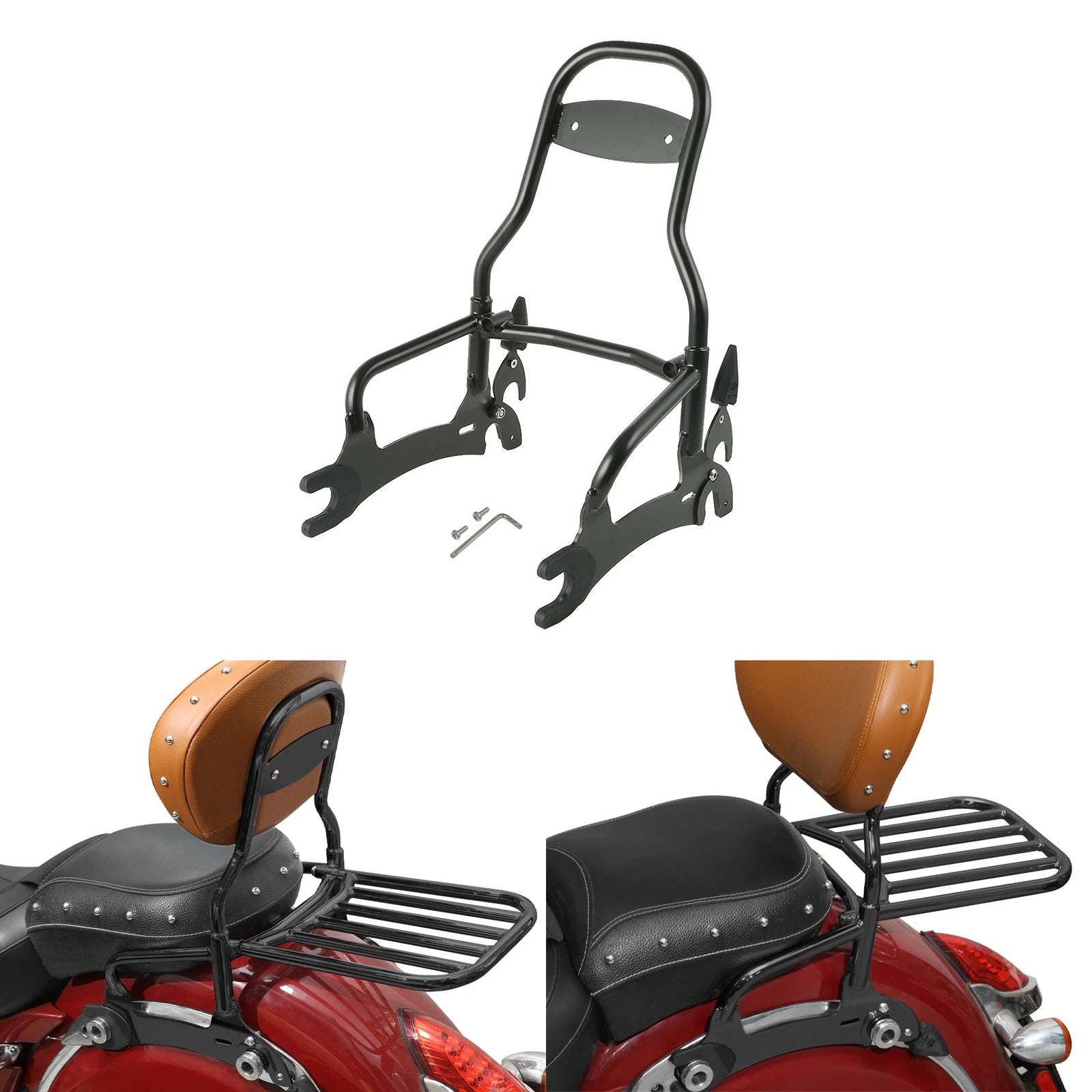 Detachable Backrest Sissy Bar for Indian Chief (2014–2023)
