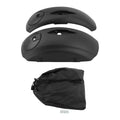 Matte Black Saddlebag Lids 6.5" Speaker Grill for Indian Chieftain (2014–2018)