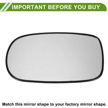 Left Heating Mirror Glass for Hyundai Azera (2006–2008) No. 876113L900
