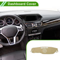 Dashboard Cover for Mercedes-Benz E-Class 2017–2021 Beige Polyester 1 Pc