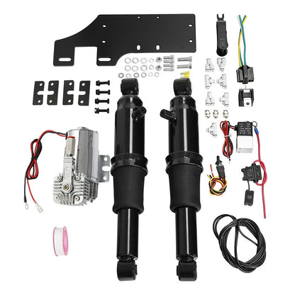 Rear Air Ride Suspension for Harley Touring Bagger Road King Glide (1994–2024)