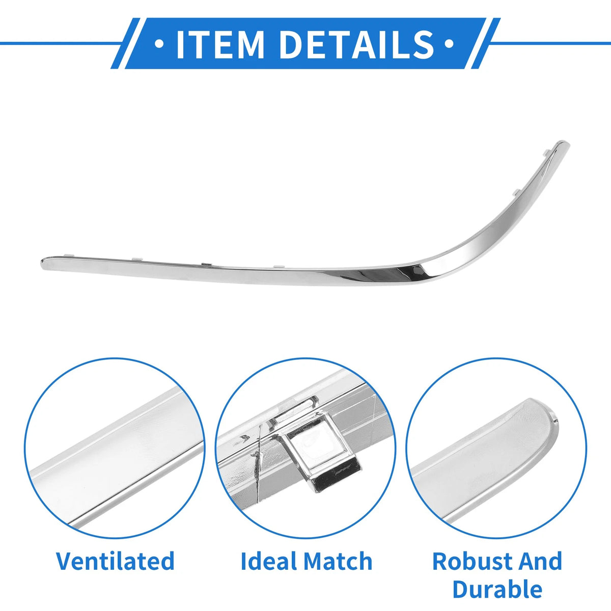 Rear Left Bumper Grille Trim Garnish for Mercedes-Benz GL 2010–2012