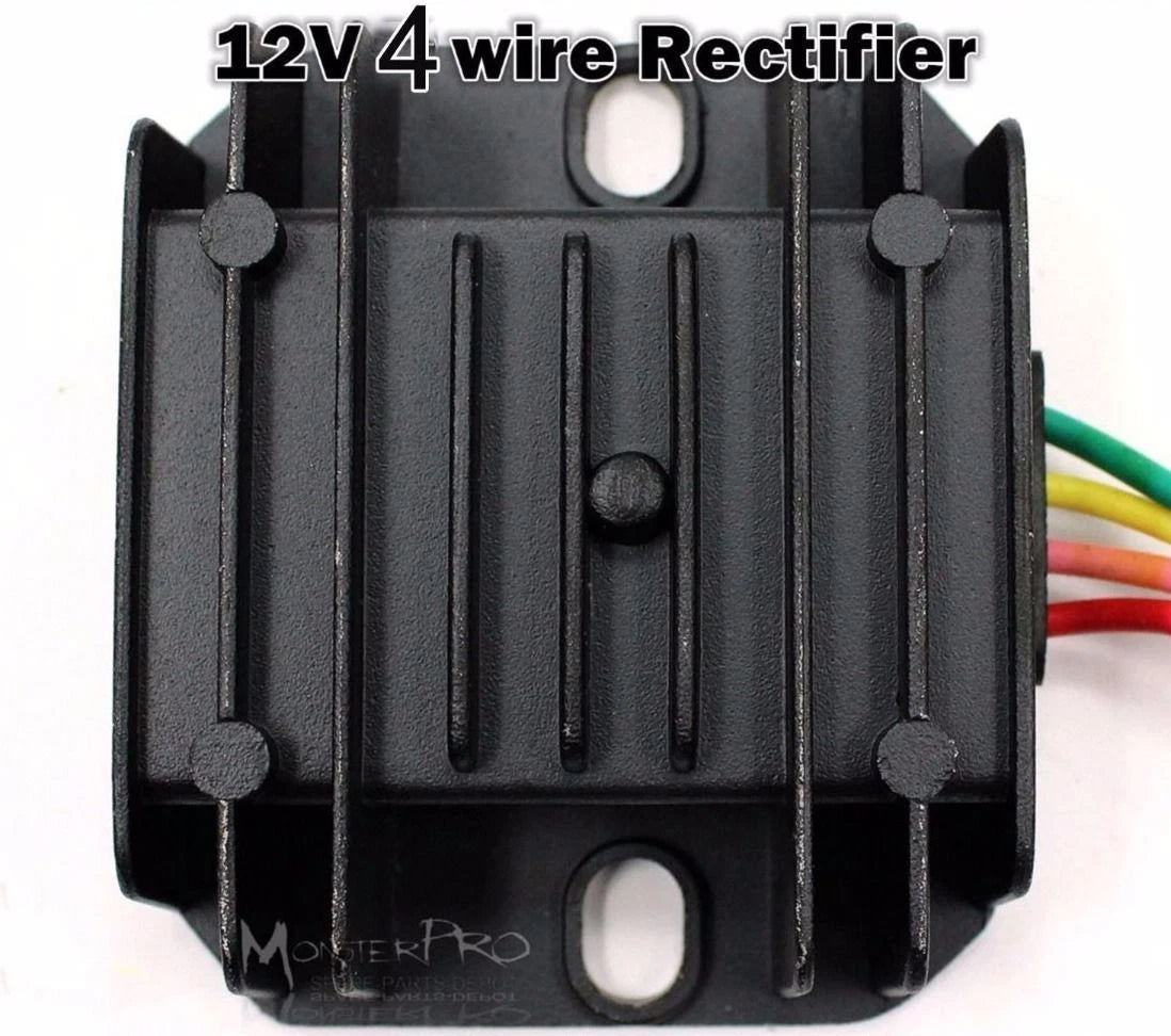 4 Pin Rectifier Voltage Regulator for 150cc-250cc Dirt Quad Buggy Scooter