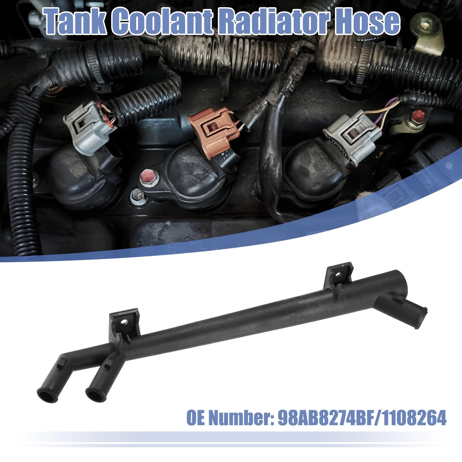 Heater Hose Radiator Expansion Tank Pipe Replacement for Ford Escape (2001–2004)