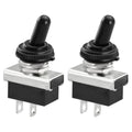 Toggle Switch Set of 2 for Outdoor Use, Locking Mechanism, 25A 12VDC