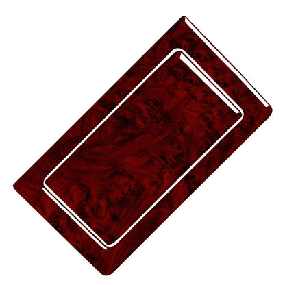 Red Wood Grain Rear Storage Box Panel Cover Trim for BMW 3 Series E36 (1994–1996)