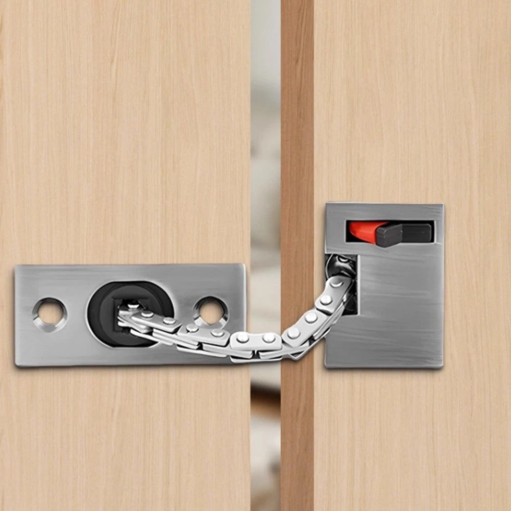 Concealed Chain Door Lock for Safety (Zinc Alloy Construction)