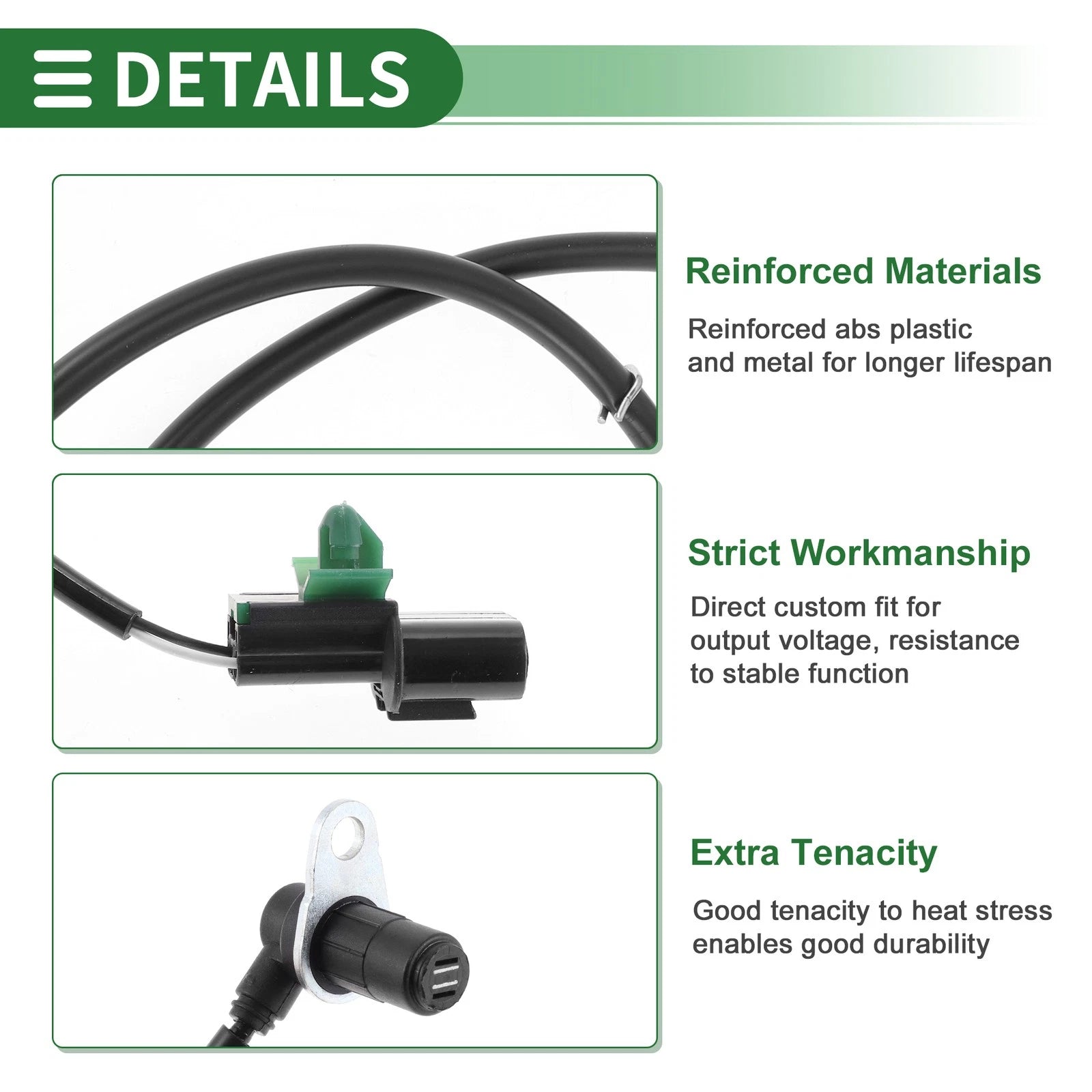 ABS Wheel Speed Sensor Replacement for Mitsubishi Montero IV (2006–2016)
