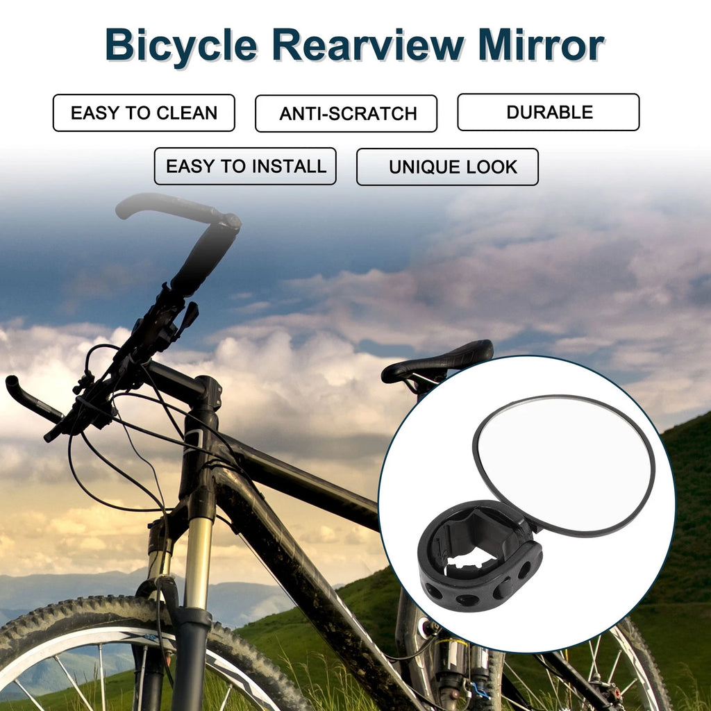 Rearview Mirror Replacement for Bicycle Mountain Road Bike 9.5x6.8cm