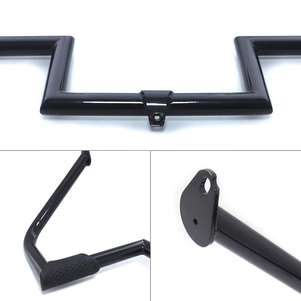 Black Engine Guard Highway Crash Bar Protector for H-D Touring (1997–2008)