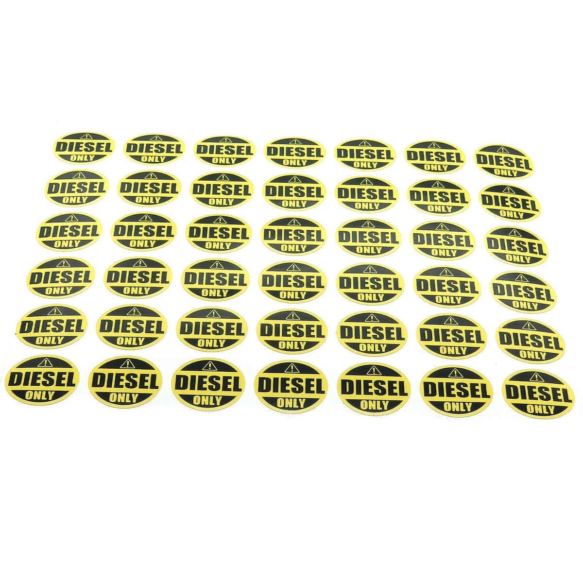 Diesel Fuel Only Warning Stickers for Trucks, Generators, Boats