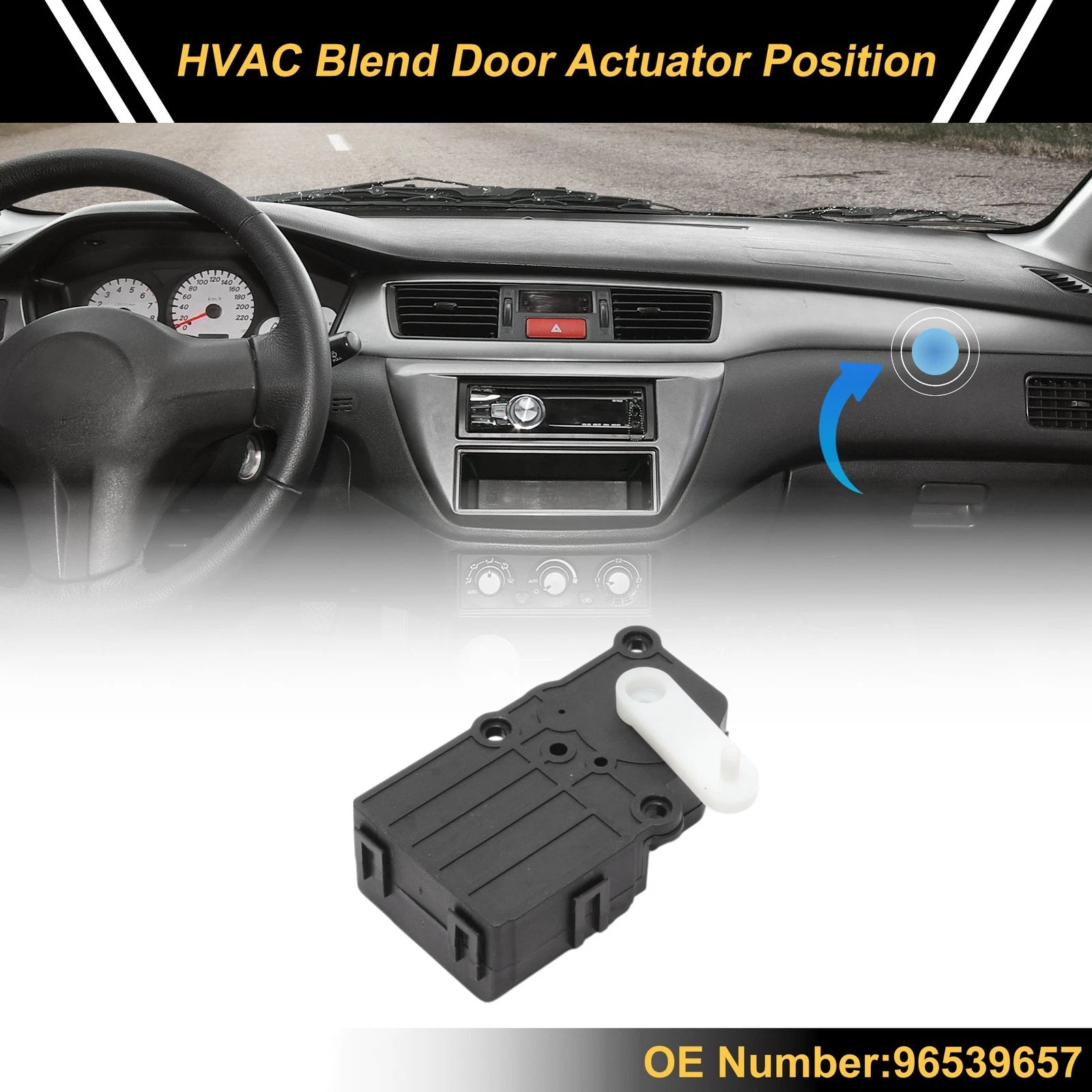 HVAC Heater Blend Door Actuator Replacement for Chevrolet Aveo (2005–2011)