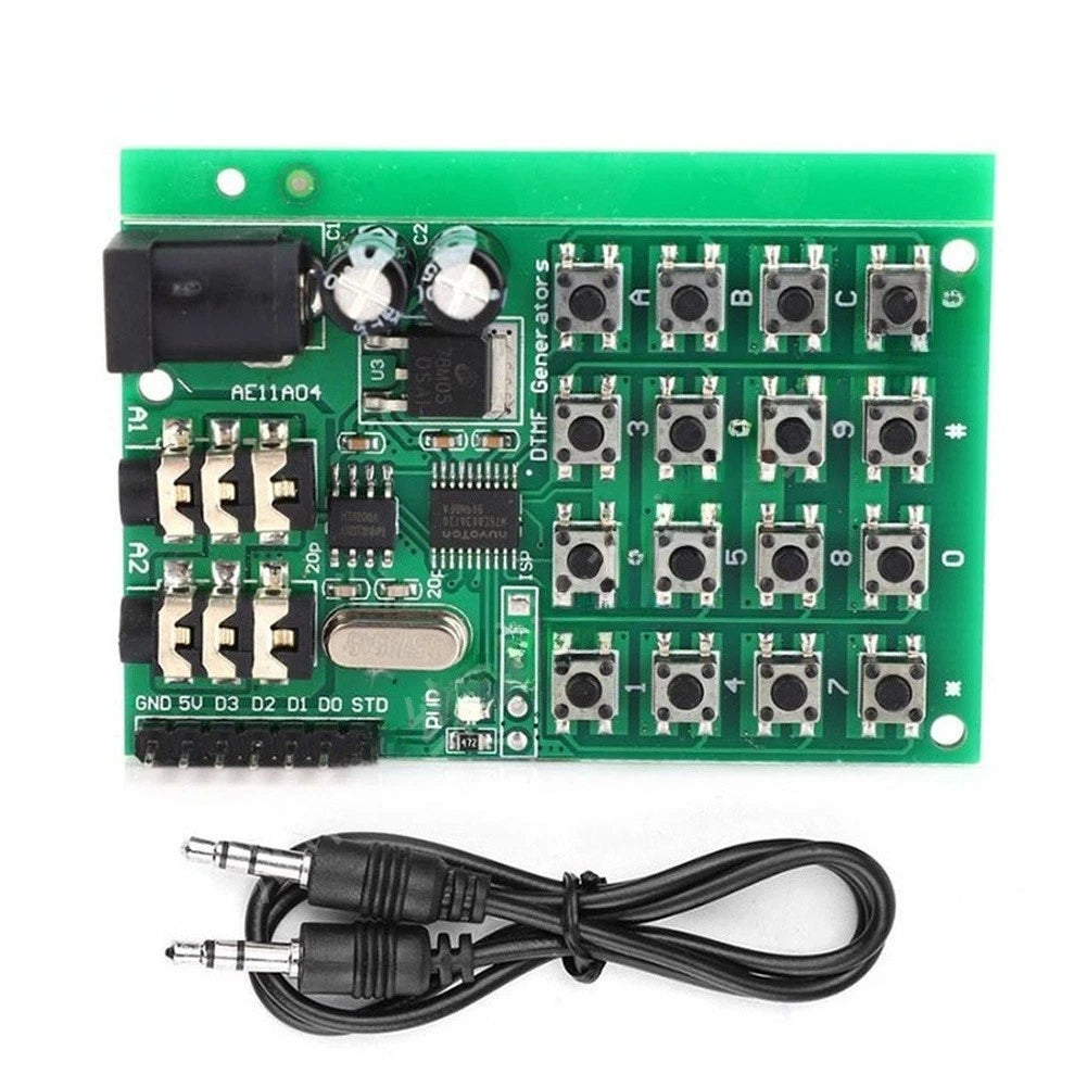 AE11A04 Audio Encoder Generator 524V with 3.5mm Jack for MT8870