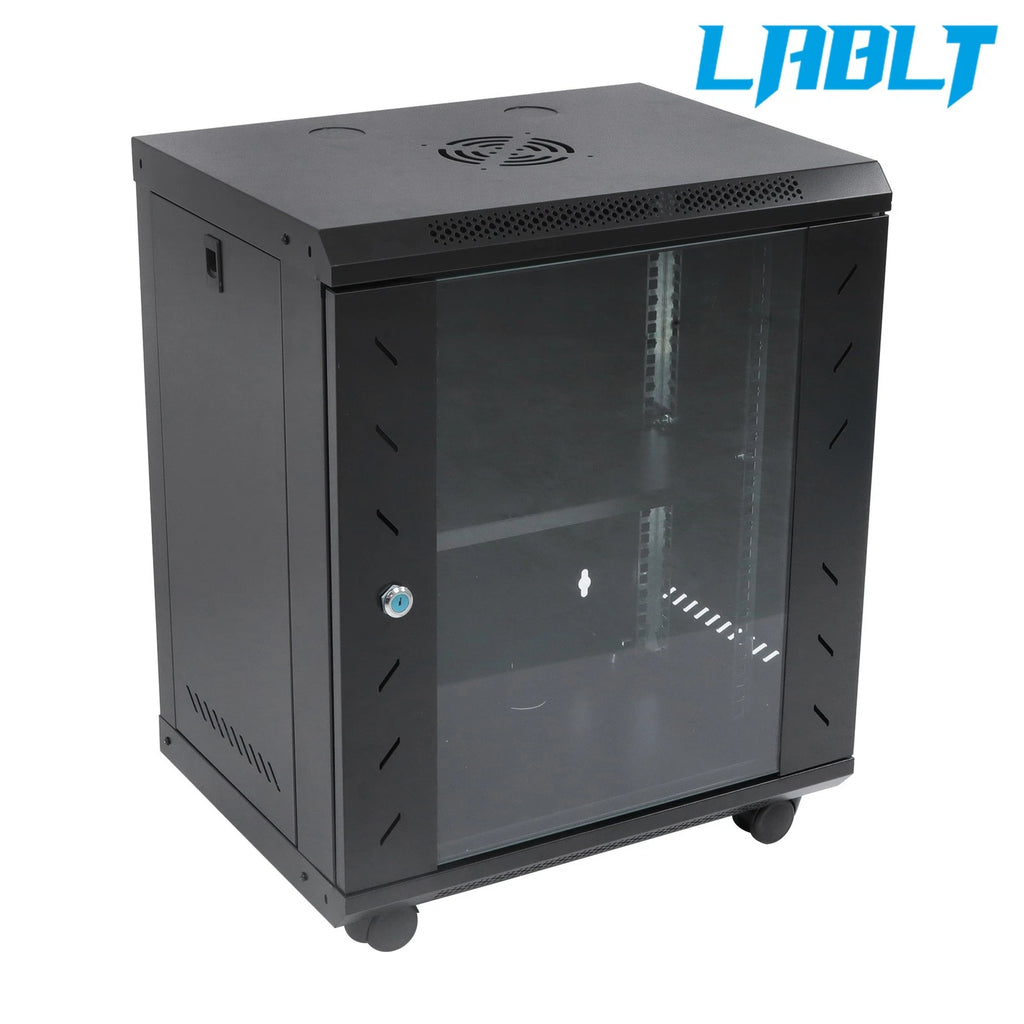 Server Rack Enclosure for LABLT 12U (Maximum Depth 15.5") Wall Mount