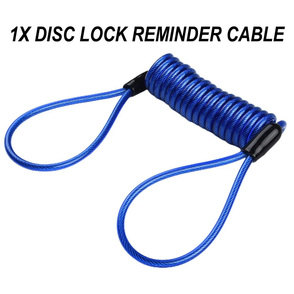 Disc Lock Reminder Cable for Motorcycle (120cm)
