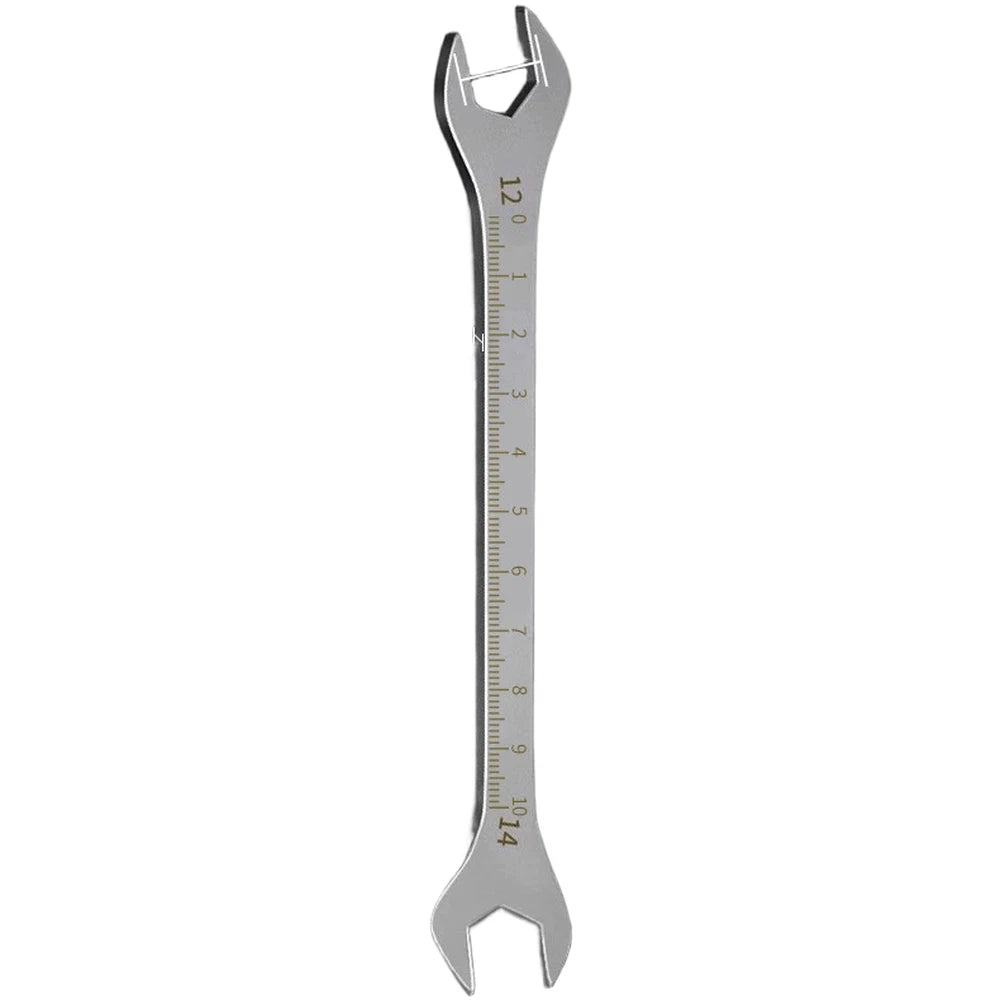 Stainless Steel Dual Open End Wrench for Precision Marked Sizing