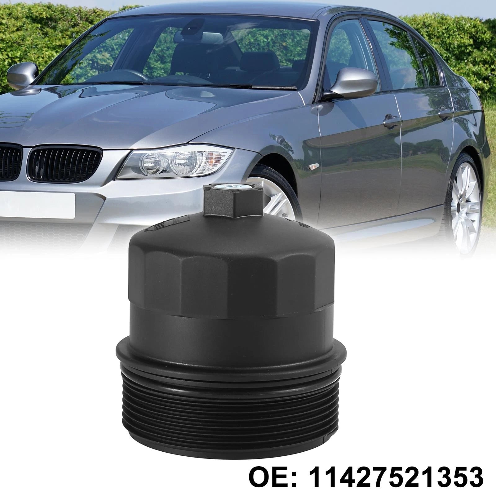 Engine Oil Filter Housing Cover Cap Replacement for BMW 550i 650i (2006–2019)