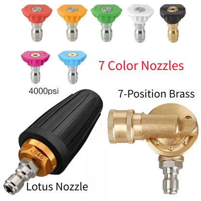 Turbo Nozzle Kit for Tough Grime Removal (4000 PSI Rated)