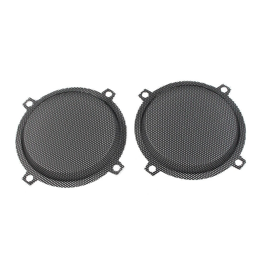 Black Wired Punched Steel Mesh Speaker Grills for Harley Davidson Electra Glide (2014–2023)
