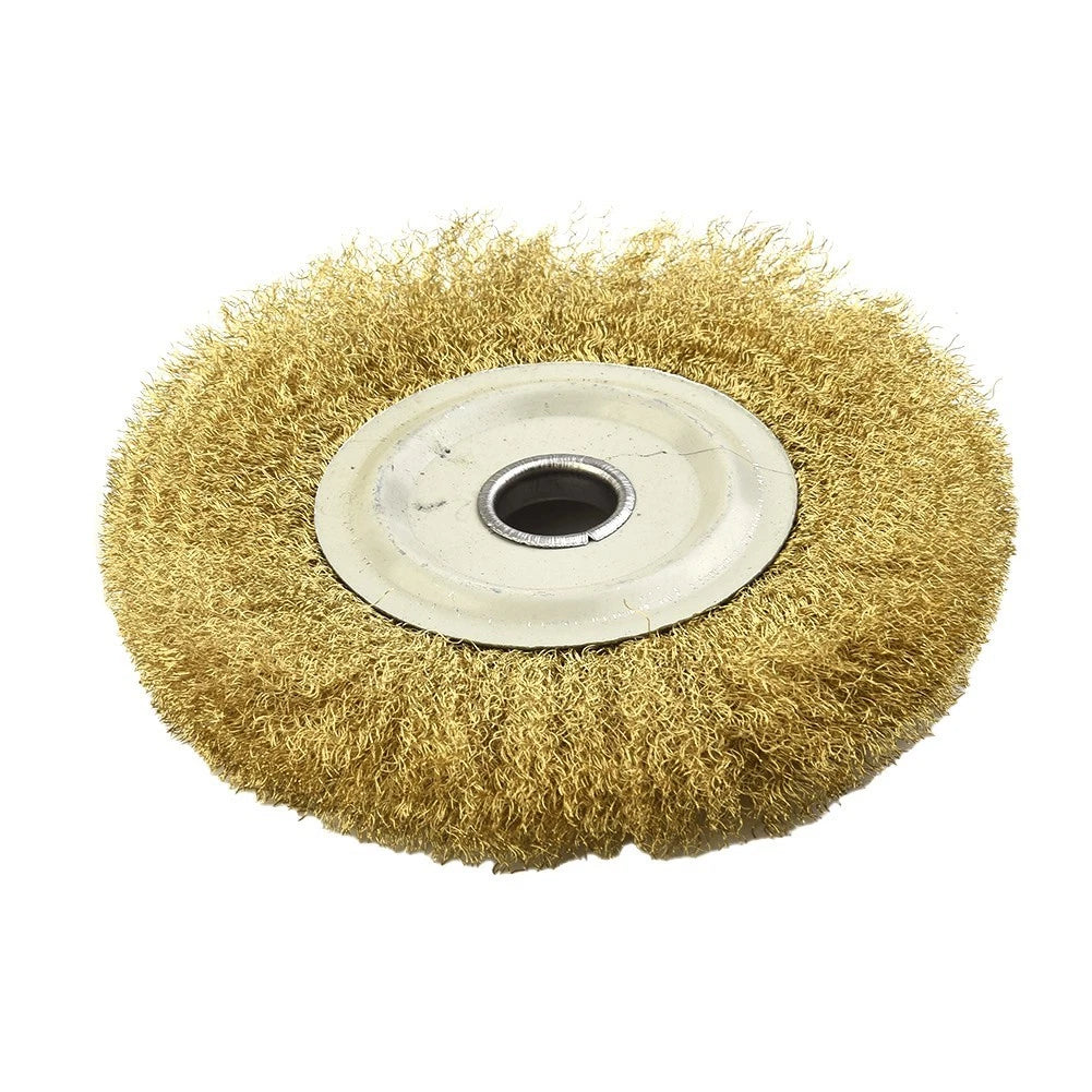5 Brass Wire Wheel Copper Brush for Deburring Polishing Tool
