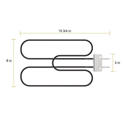 Q140 Heating Element for BBQ Grill (Replaces Part 80342)