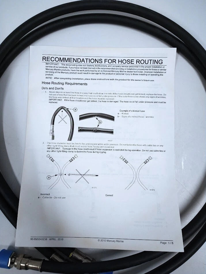 Hose Kit 4ft 2750 psi for Mercury - 8M0046916