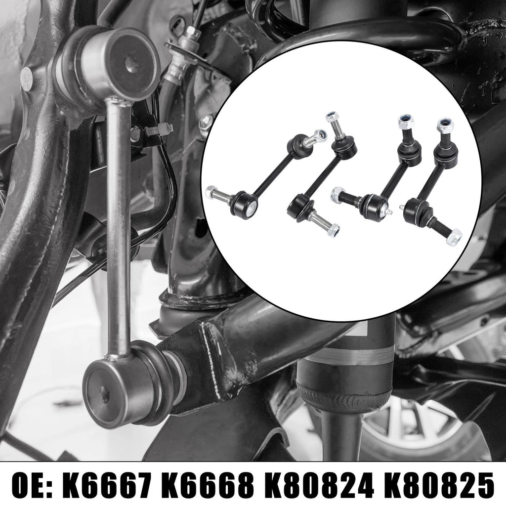 Front Rear Suspension Sway Bar End Link Set for Chevrolet Trailblazer (2002–2009)