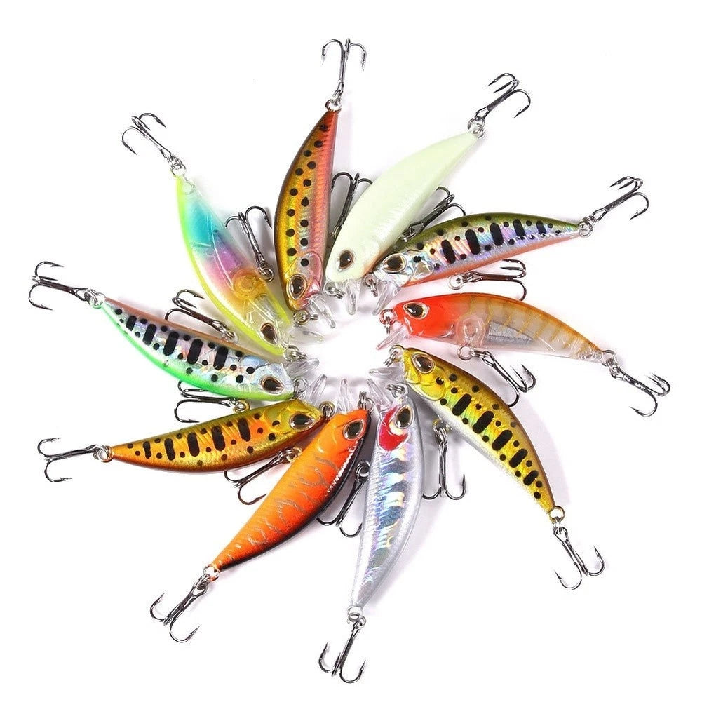6cm 4.5g Sinking Lure for Freshwater Fishing - Multicolor Plastic