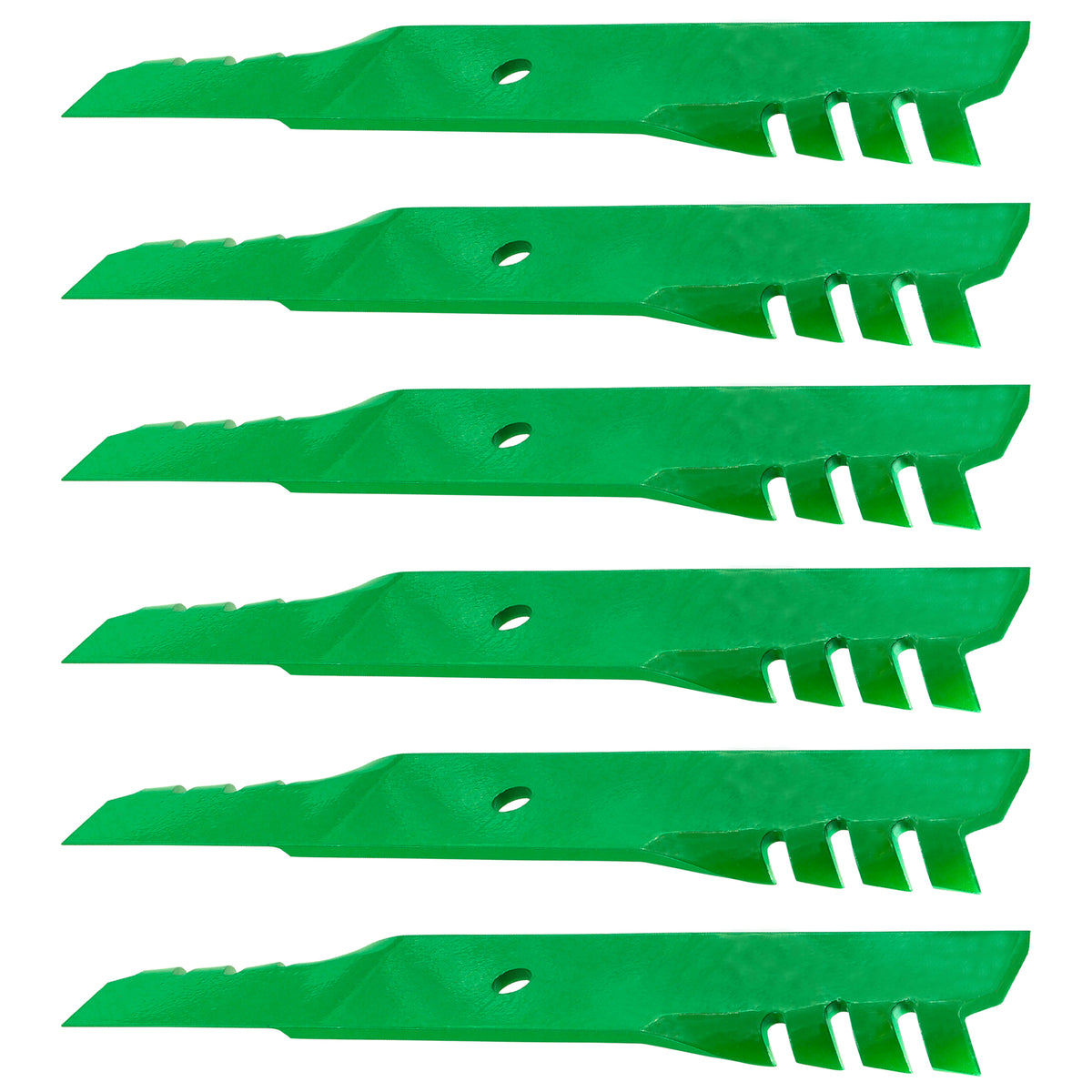 Toothed Deck Streak Blade 16-1/2 x 5/8 Circle Hole for Bad Boy (48) (2010–2015)