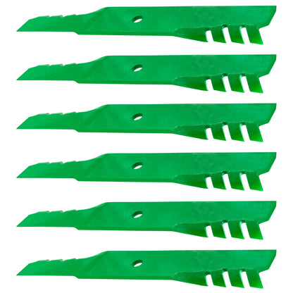 Toothed Deck Streak Blade 16-1/2 x 5/8 Circle Hole for Bad Boy (48) (2010–2015)