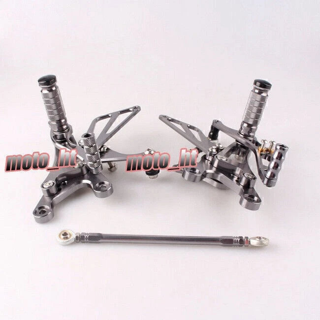 2X CNC Adjustable Rearsets Foot Pegs for Yamaha YZF R1 (2004–2006)