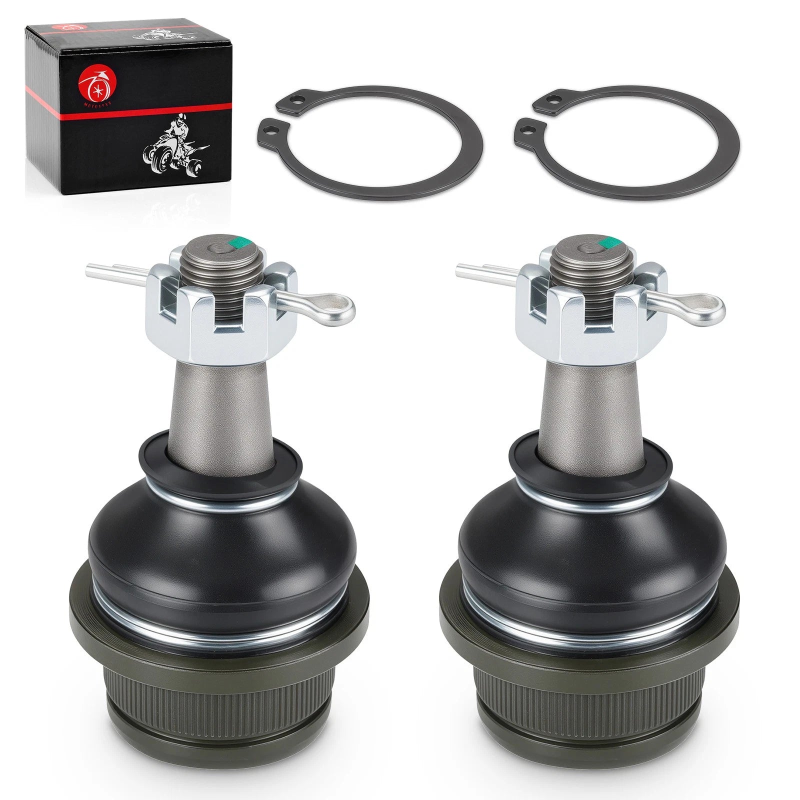 2X Lower Ball Joints 59266-1080 for Kawasaki Mule 2500 KAF620 KAF620C (1994–2000)