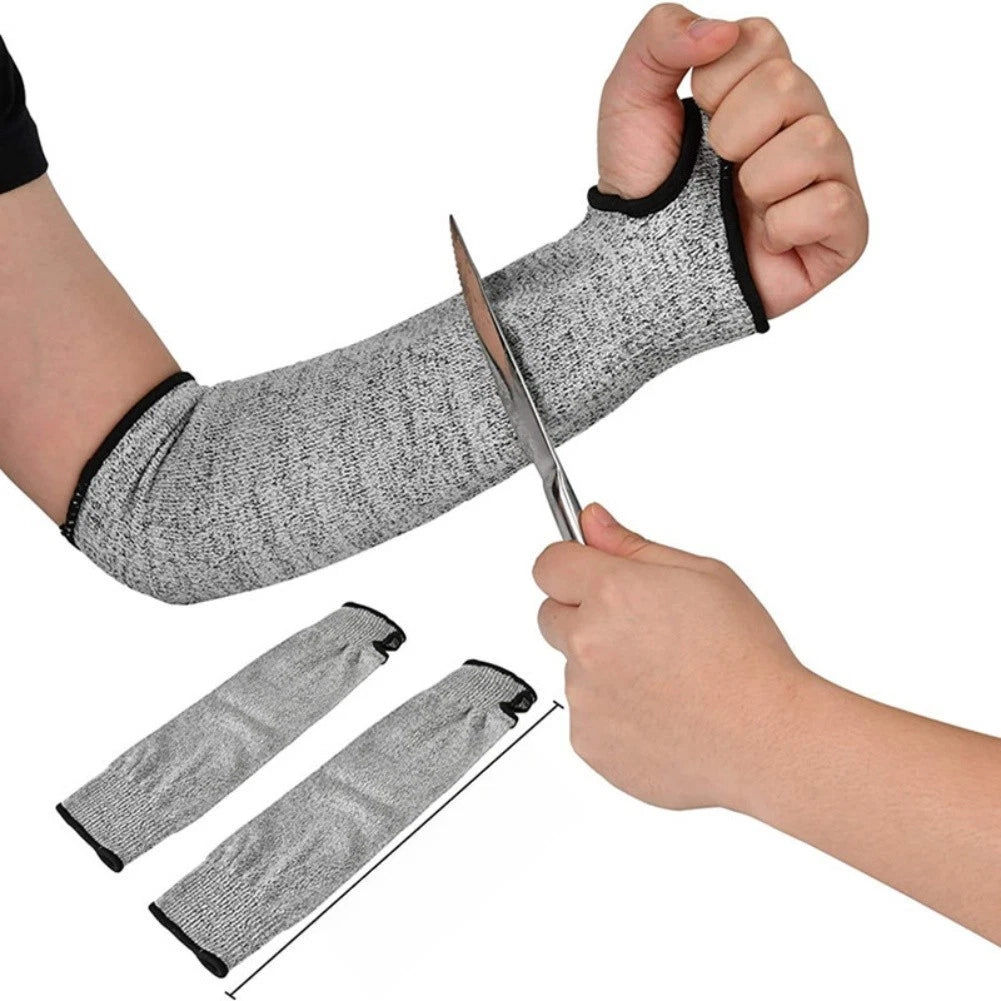 Cut Resistant Gardening Sleeves with Thumb Holes - Washable & Reusable