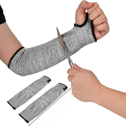 Cut Resistant Gardening Sleeves with Thumb Holes - Washable & Reusable