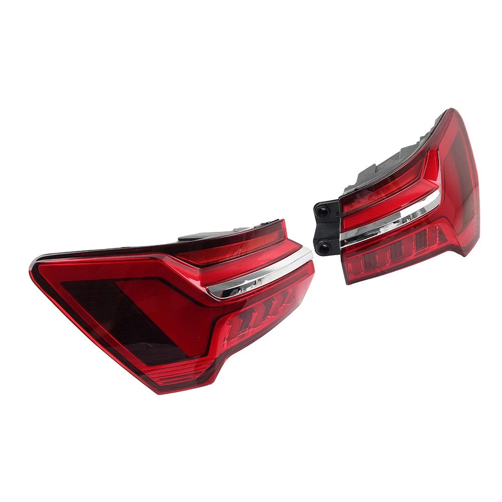 1 Pair Outer Tail Light Unit Brake Lamp for Audi A6 C8 (2019–2023)