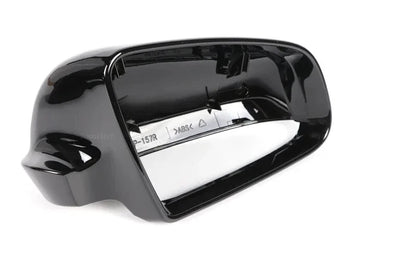 Gloss Black Rearview Mirror Cap Covers for Audi A4 B7 (2005–2008)