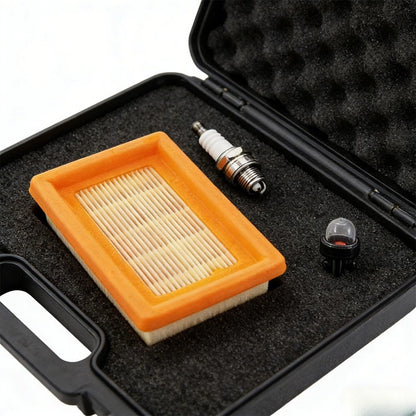 Air Filter Spark Plug Kit for Brush Cutters (Compatible with HIFROM)
