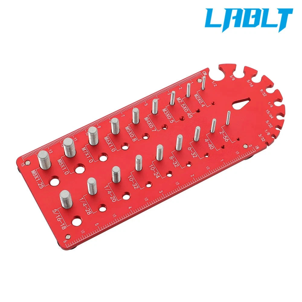 Thread Checker Set for Nut and Bolt (3/32 to 1/2 inch)