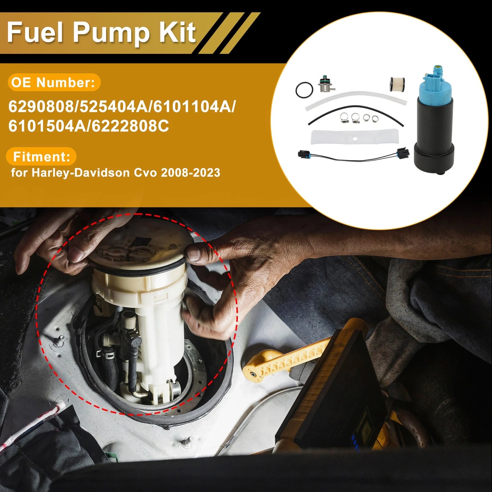 Fuel Pump for Harley-Davidson Cvo (No. 6290808)