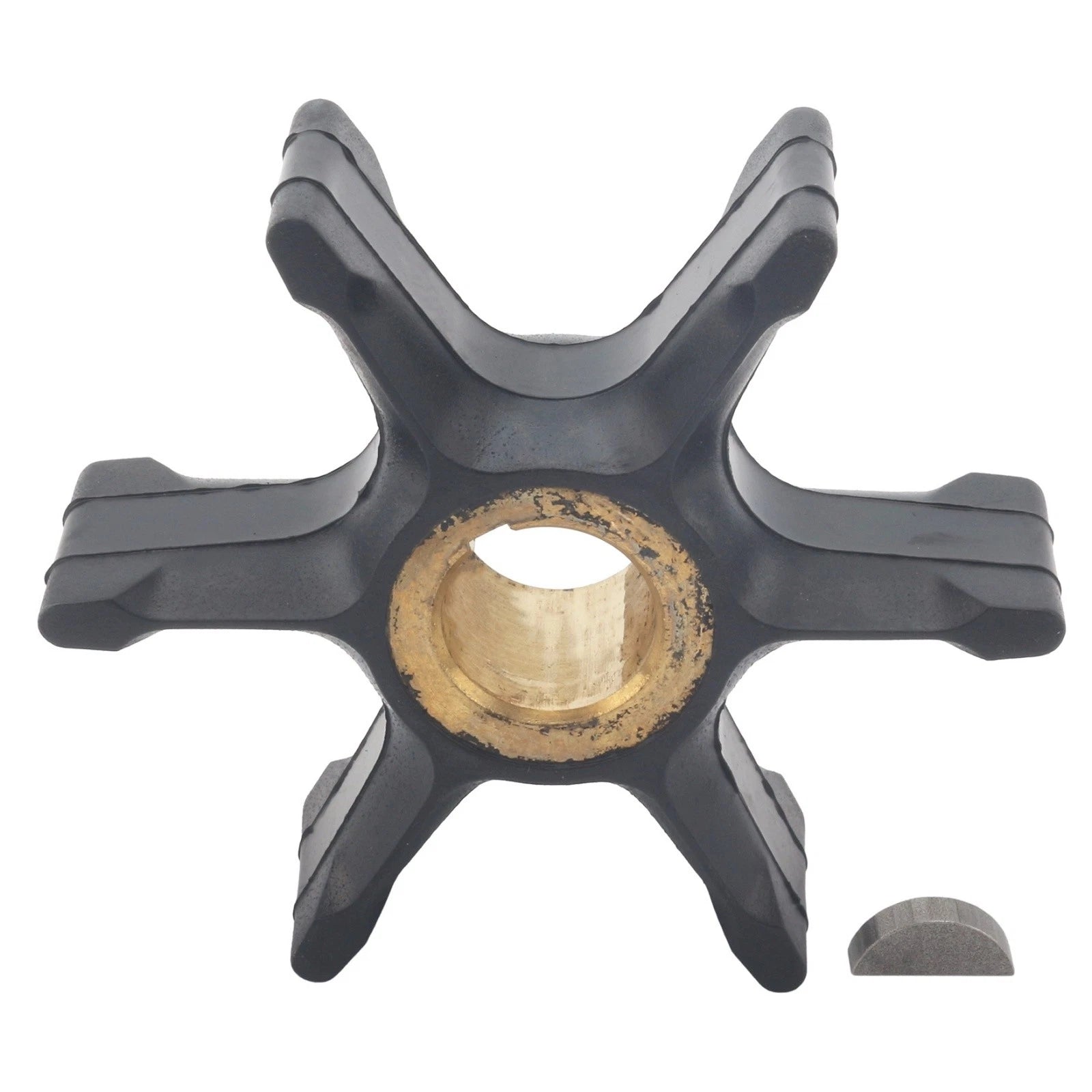 Water Pump Impeller & Key for Evinrude Johnson Outboard 55-75 HP (0382547)